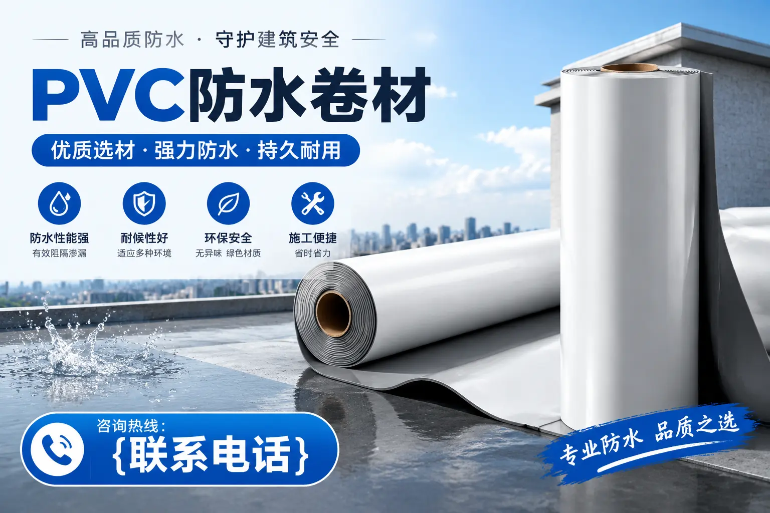 PVC防水卷材的选购技巧与注意事项，助您在承德找到合适产品